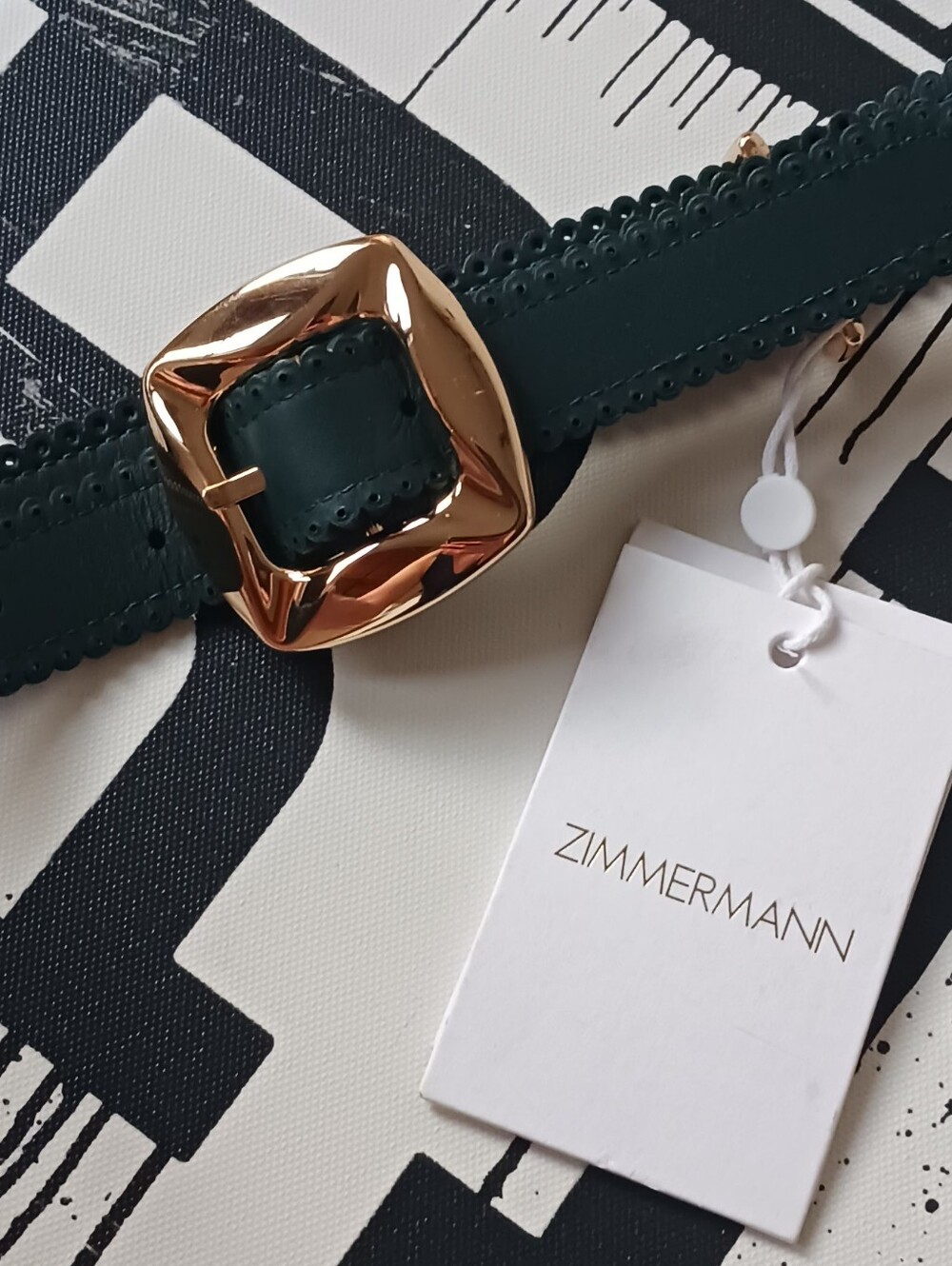 NWT Zimmermann Kaia Dec9 Belt Size XS/ S, Color Emerald